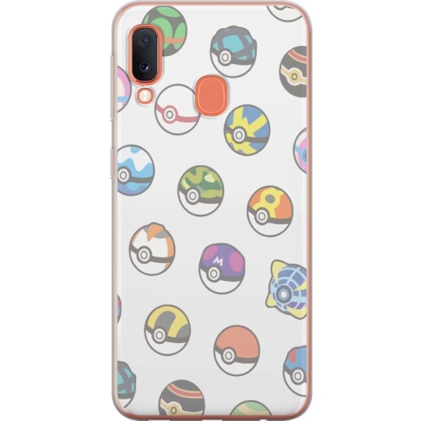 Samsung Galaxy A20e Gennemsigtig cover Pokemon