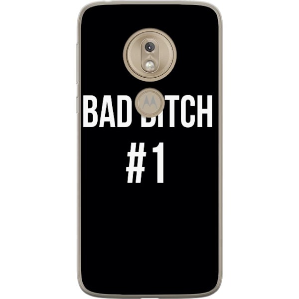 Motorola Moto G7 Play Gjennomsiktig deksel Bad Bitch #1