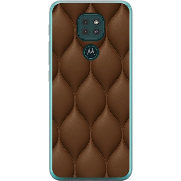 Motorola Moto G9 Play Genomskinligt Skal Cocoa Scales