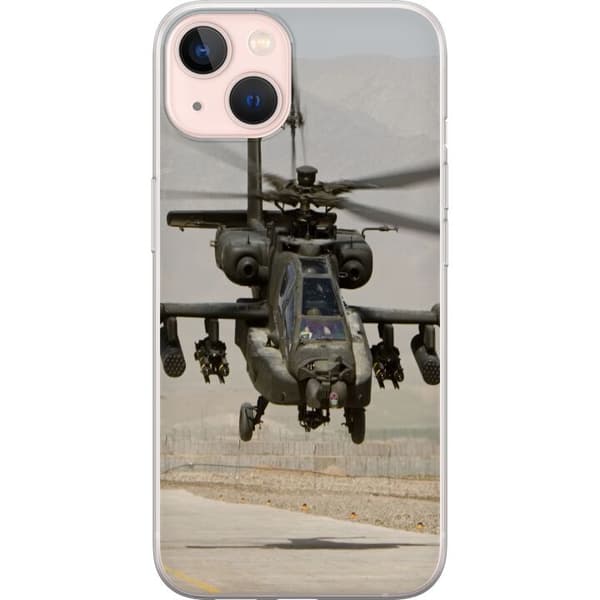 Kompatibel Mobilcover til Apple iPhone 13 AH-64 Apache Attack Helicopter