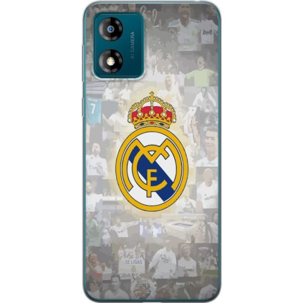 Motorola Moto E13 Gennemsigtig cover Real Madrid