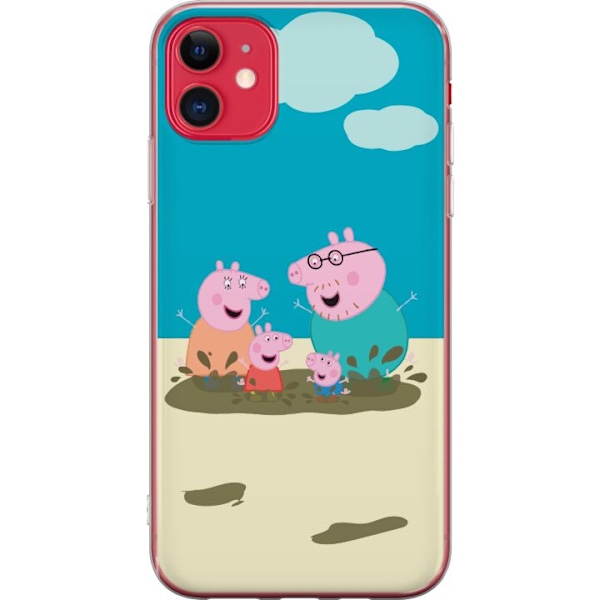 Apple iPhone 11 Gennemsigtig cover Greta Gris Familie Georg Mu