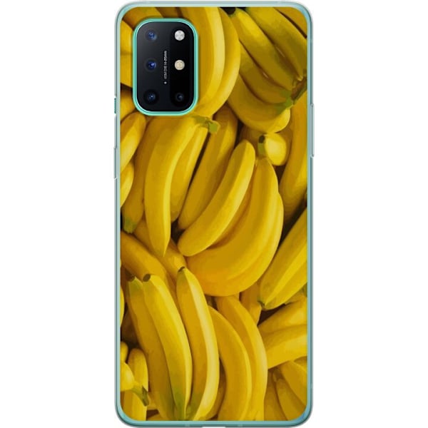 OnePlus 8T Gjennomsiktig deksel Banana mønster