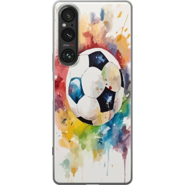 Sony Xperia 1 V Gennemsigtig cover Fodbold