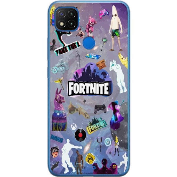 Xiaomi Redmi 9C Gjennomsiktig deksel Fortnite