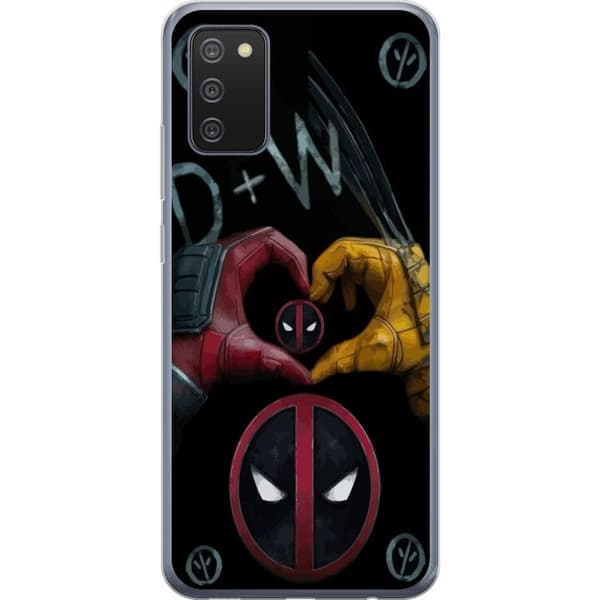 Kompatibel Mobilcover til Samsung Galaxy A02s Deadpool & Wolverine Kærlighed