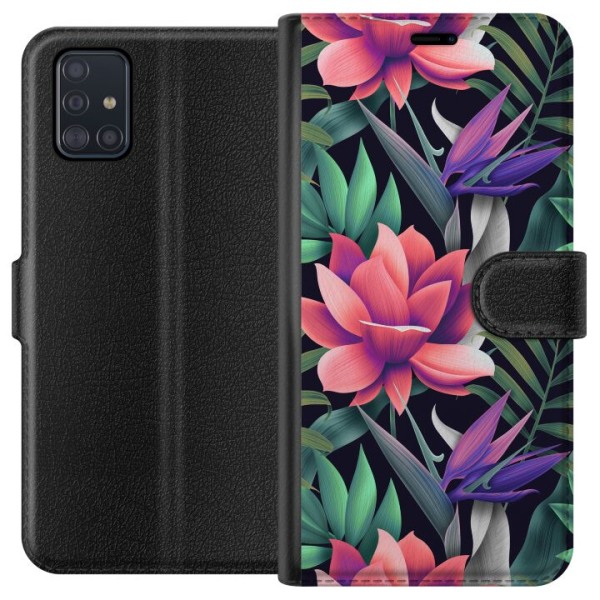 Samsung Galaxy A51 Lommeboketui Blomster