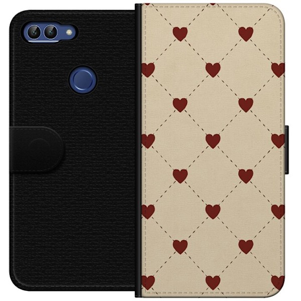 Huawei P smart Tegnebogsetui Hjertegitter