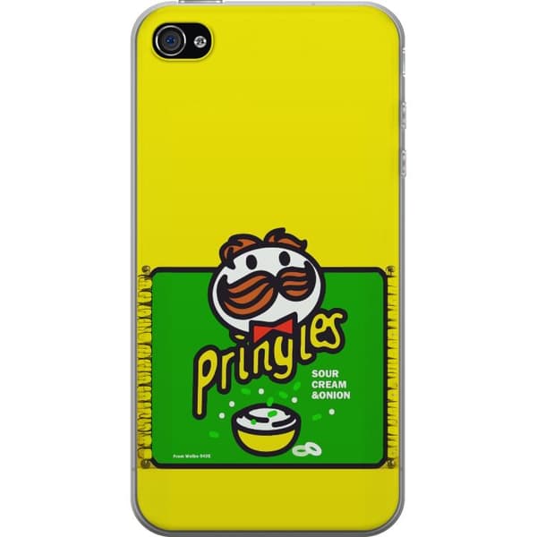 Kompatibelt Mobilskal till Apple iPhone 4 Pringles gul