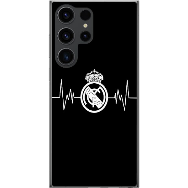 Samsung Galaxy S24 Ultra Läpinäkyvä kuori Real Madrid CF