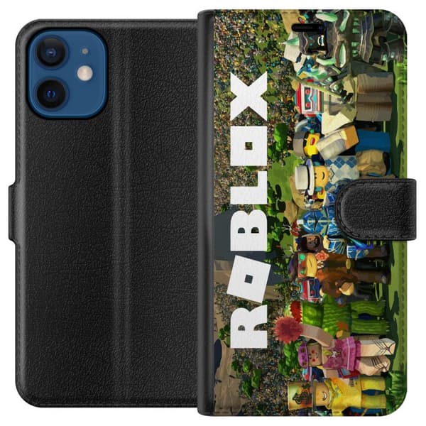 Kompatibel Tegnebogsetui til Apple iPhone 12 mini Roblox