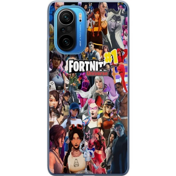 Xiaomi Poco F3 Läpinäkyvä kuori Fortnite