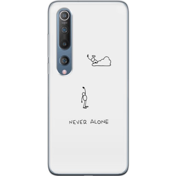 Xiaomi Mi 10 5G Läpinäkyvä kuori Ei koskaan yksin