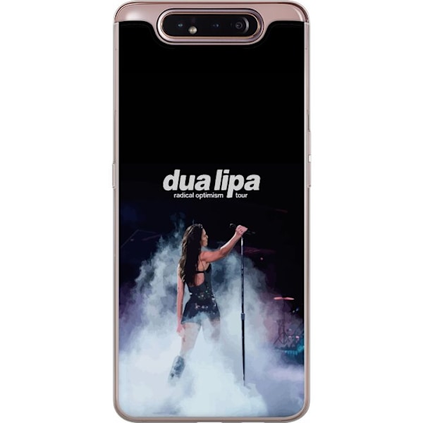 Samsung Galaxy A80 Gjennomsiktig deksel Dua Lipa – Signature