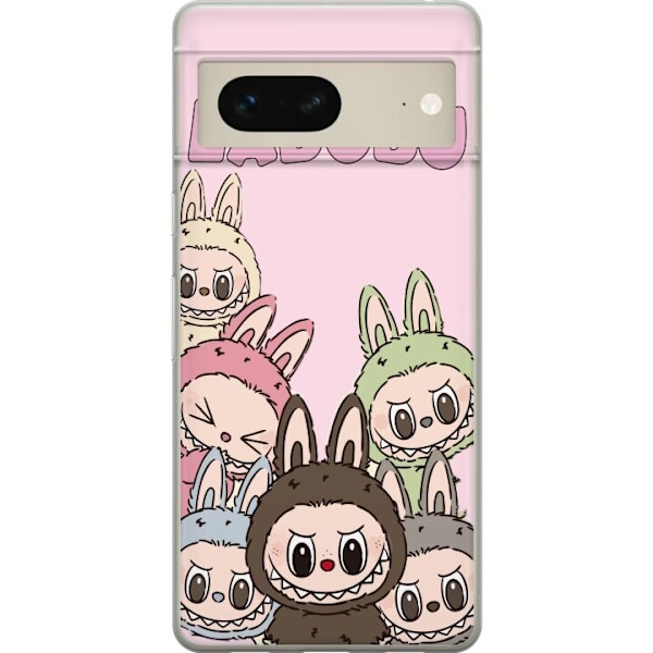 Google Pixel 7 Läpinäkyvä kuori Labubu Classics