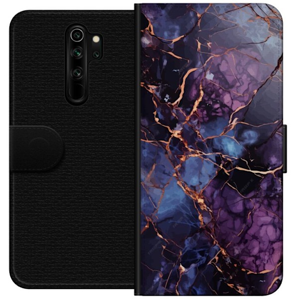 Xiaomi Redmi Note 8 Pro  Plånboksfodral Marmor Blå Lila