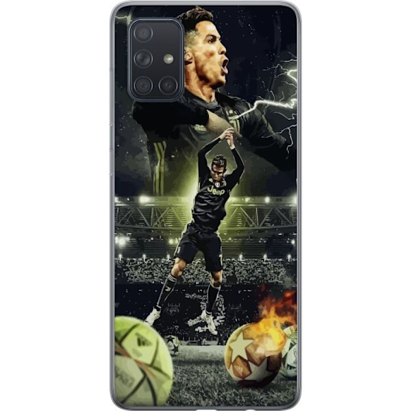 Samsung Galaxy A71 Läpinäkyvä kuori Ronaldo