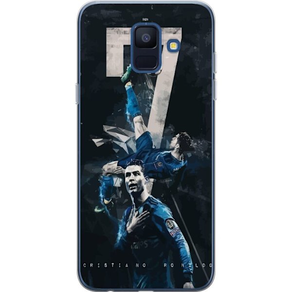 Samsung Galaxy A6 (2018) Läpinäkyvä kuori Ronaldo