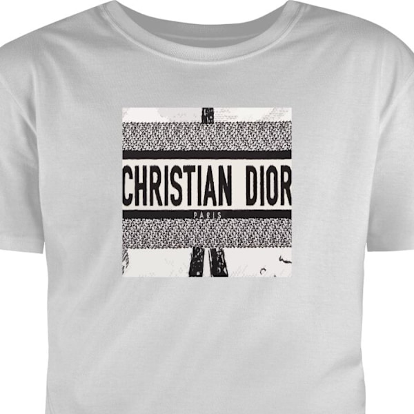 Børne T-shirt | Behagelig T-shirt til Børn Christian Dior grå 7-8 År