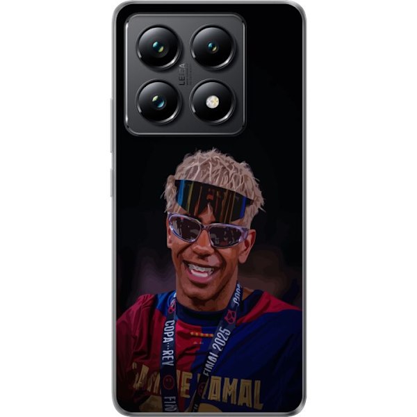 Xiaomi 14T Gennemsigtig cover Lamine Yamal mobiltaske i elegant sportsdesign