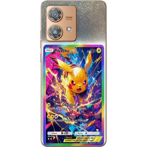Kompatibelt Mobildeksel til Motorola Edge 40 Neo Pikachu gul