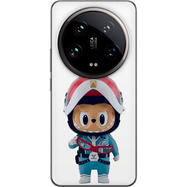 Xiaomi 14 Ultra Läpinäkyvä kuori How2work Labubu hirviöt x Ultraman Blue -hahmo