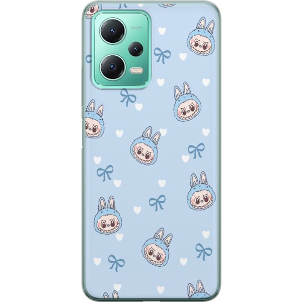 Xiaomi Redmi Note 12 Gennemsigtig cover Labubu Ildånd