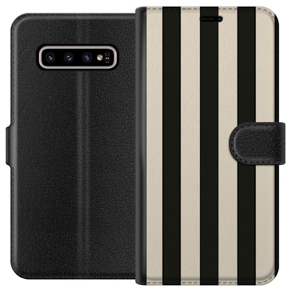 Samsung Galaxy S10+ Lommeboketui Linjestrøm