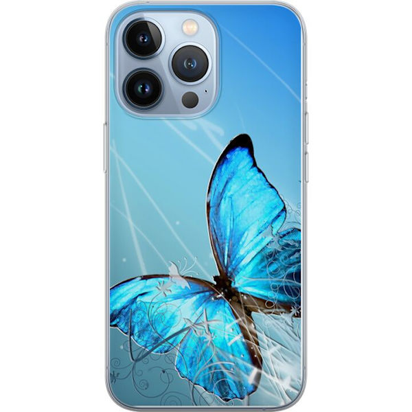 Apple iPhone 13 Pro Läpinäkyvä kuori Perhonen