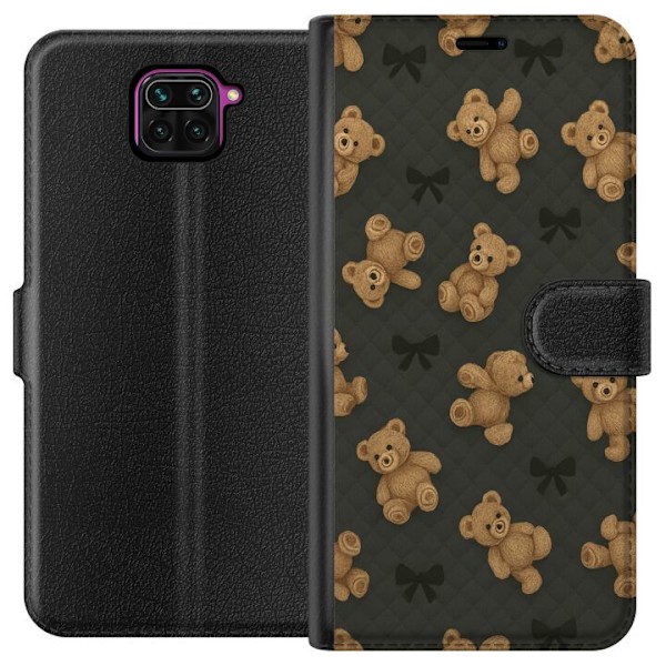 Xiaomi Redmi Note 9 Tegnebogsetui Teddy Knus