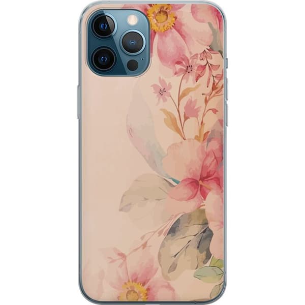 Kompatibel Mobilcover til Apple iPhone 12 Pro Max Farverige Blomster