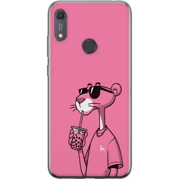 Huawei Y6s (2019) Genomskinligt Skal Pink Panter Drink