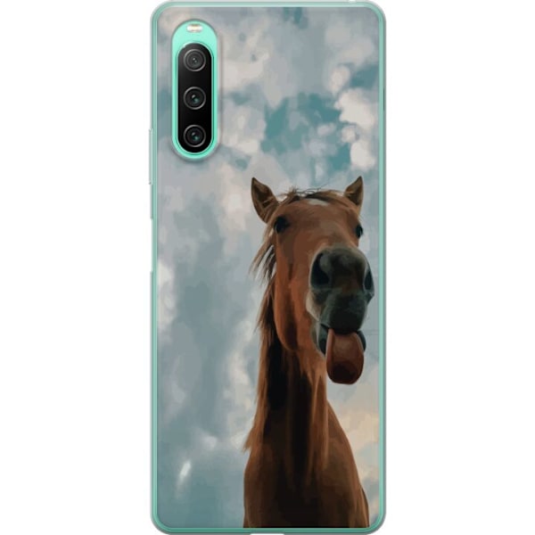 Sony Xperia 10 IV Gennemsigtig cover Hest