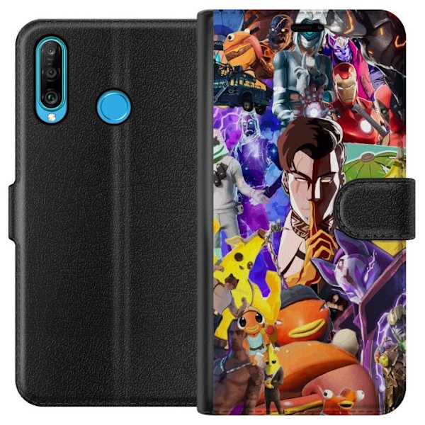 Huawei P30 lite Lommeboketui Fortnite