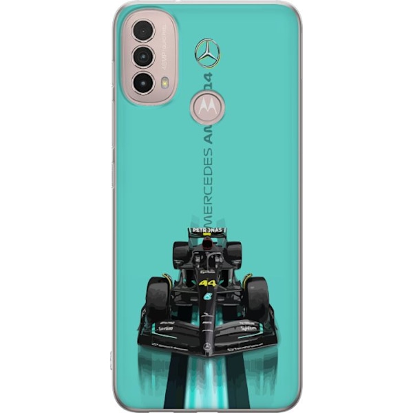 Motorola Moto E40 Gennemsigtig cover Mercedes F1