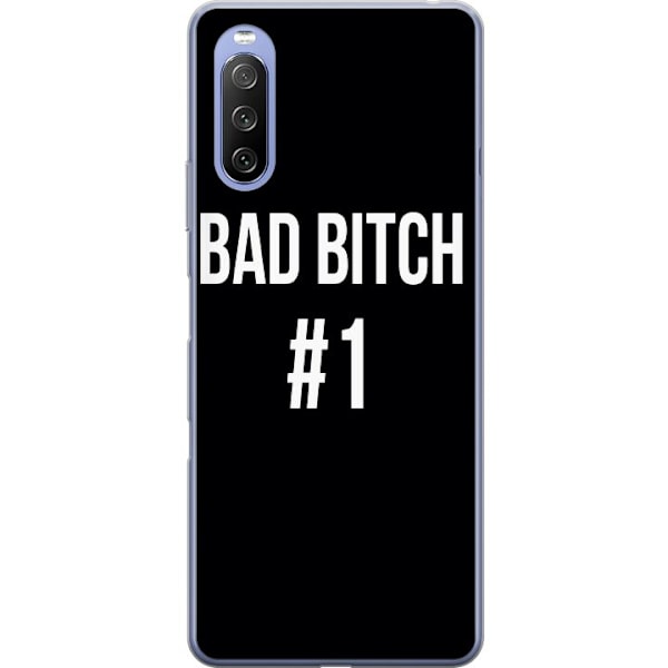 Sony Xperia 10 III Gjennomsiktig deksel Bad Bitch #1