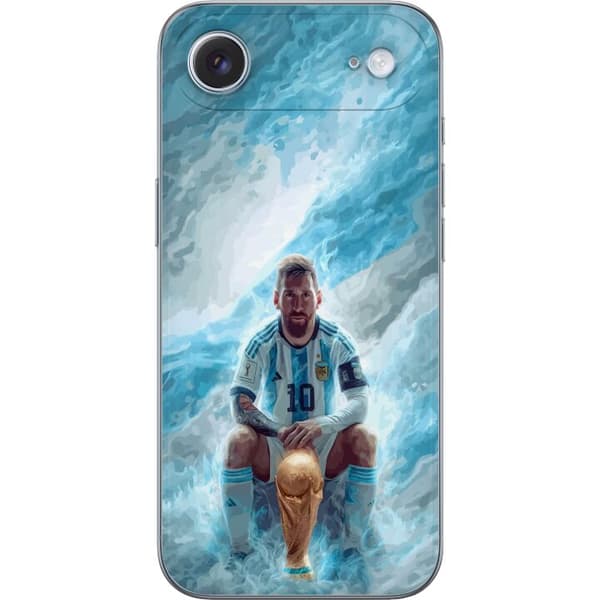 Kompatibelt Mobildeksel til Apple iPhone Air Lionel Messi Världsmästare blå