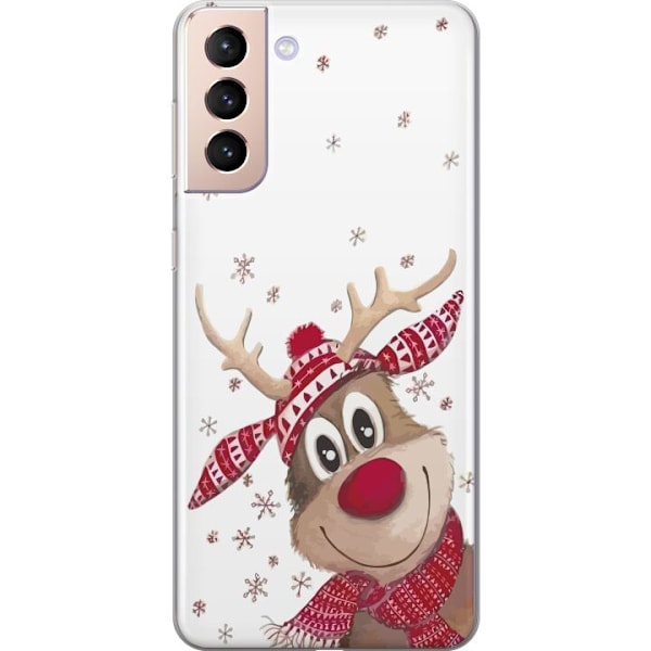 Samsung Galaxy S21 Läpinäkyvä kuori Hyvää Joulua