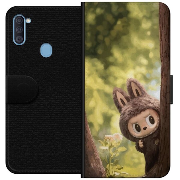 Samsung Galaxy A11 Tegnebogsetui Labubu Graffiti Vibes – Gad
