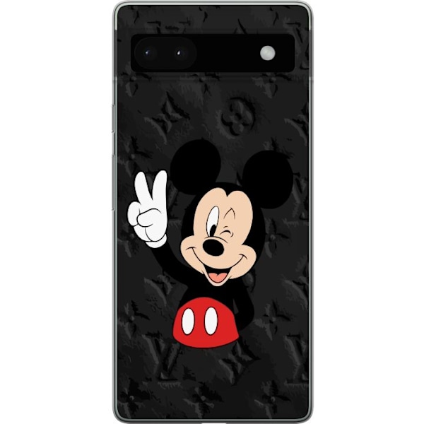 Google Pixel 6a Läpinäkyvä kuori Mikki Hiiri