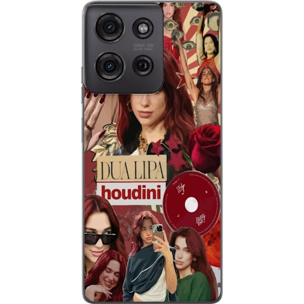 Motorola Moto G75 Gjennomsiktig deksel Dua Lipa – Fashion &