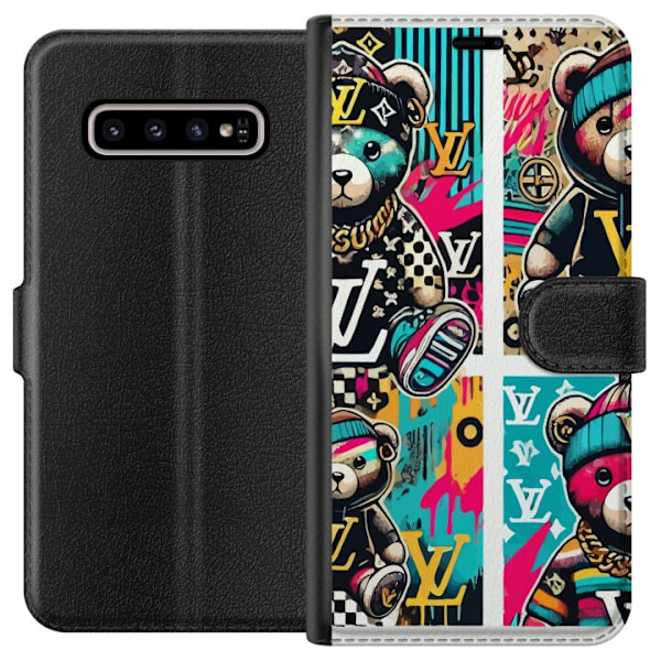 Samsung Galaxy S10+ Lommeboketui LV Teddy