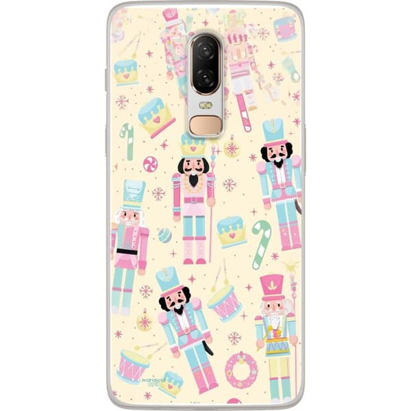 Kompatibelt Mobilskal till OnePlus 6 Jul rosa