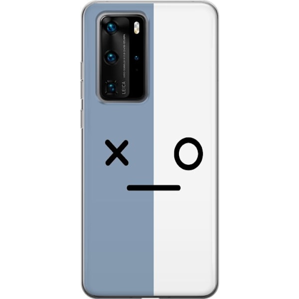 Huawei P40 Pro Gennemsigtig cover Ingen Ansigt