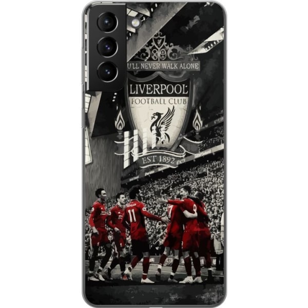 Samsung Galaxy S21+ 5G Läpinäkyvä kuori Liverpool