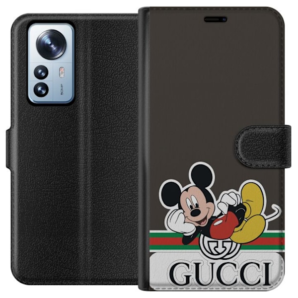 Xiaomi 12 Pro Lompakkokotelo Gucci Musse Pig