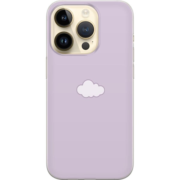 Apple iPhone 14 Pro Gjennomsiktig deksel Lilla Sky - minimalis