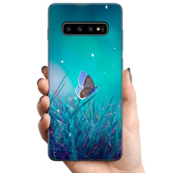 Samsung Galaxy S10 TPU Mobilskal Magical Butterfly