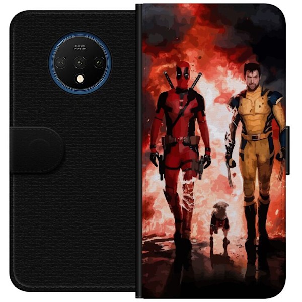 OnePlus 7T Plånboksfodral Wolverine Deadpool