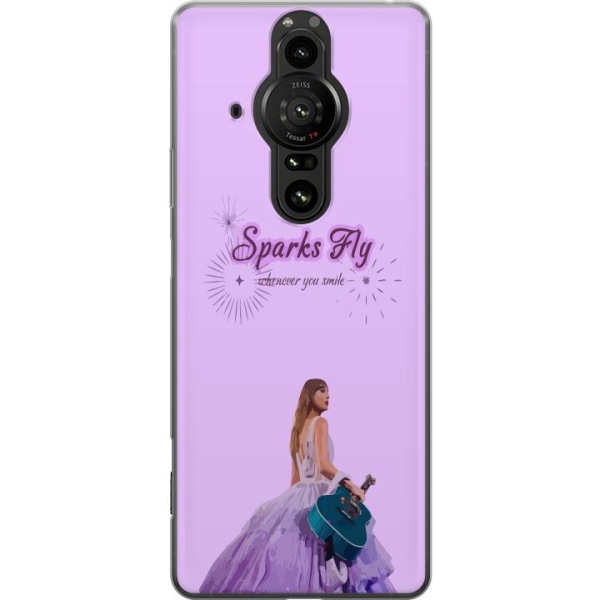 Sony Xperia Pro-I Gennemsigtig cover Taylor Swift - Sparks Fly